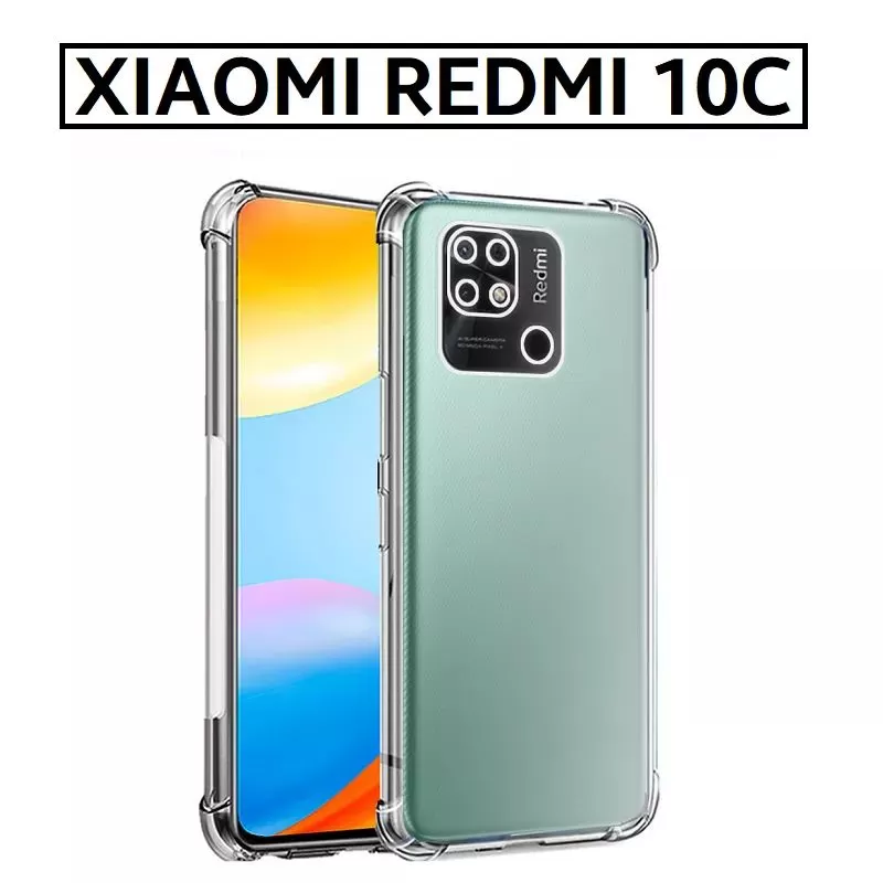 Redmi 10C Clear Shock Proof Thick Soft Back Cover