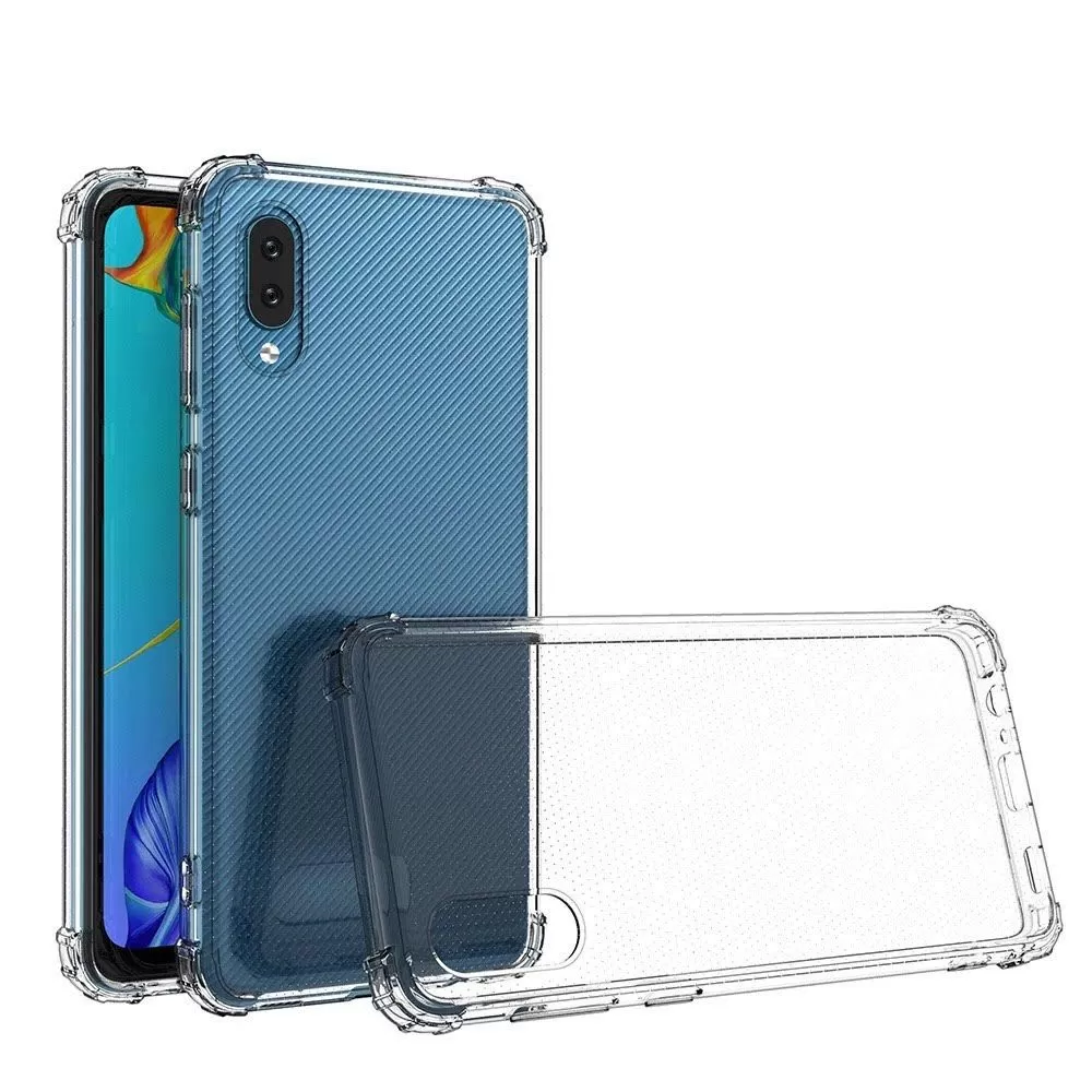 Samsung Galaxy M02 Clear Shock Proof Soft Back Cover