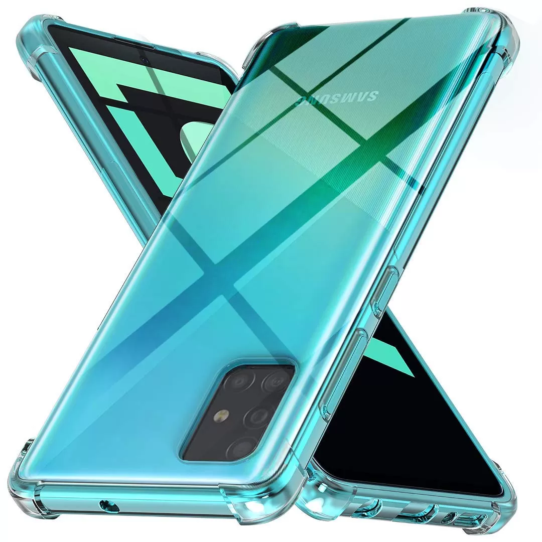 Samsung Galaxy M51 Clear Shock Proof Soft Back Cover