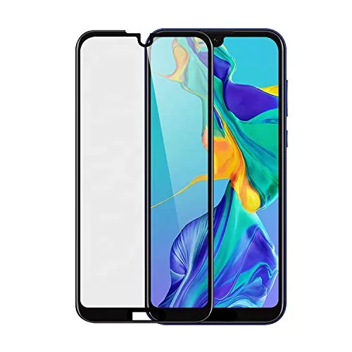 Huawei Y5 2019 Full Glue Tempered Glass Screen Protector Black