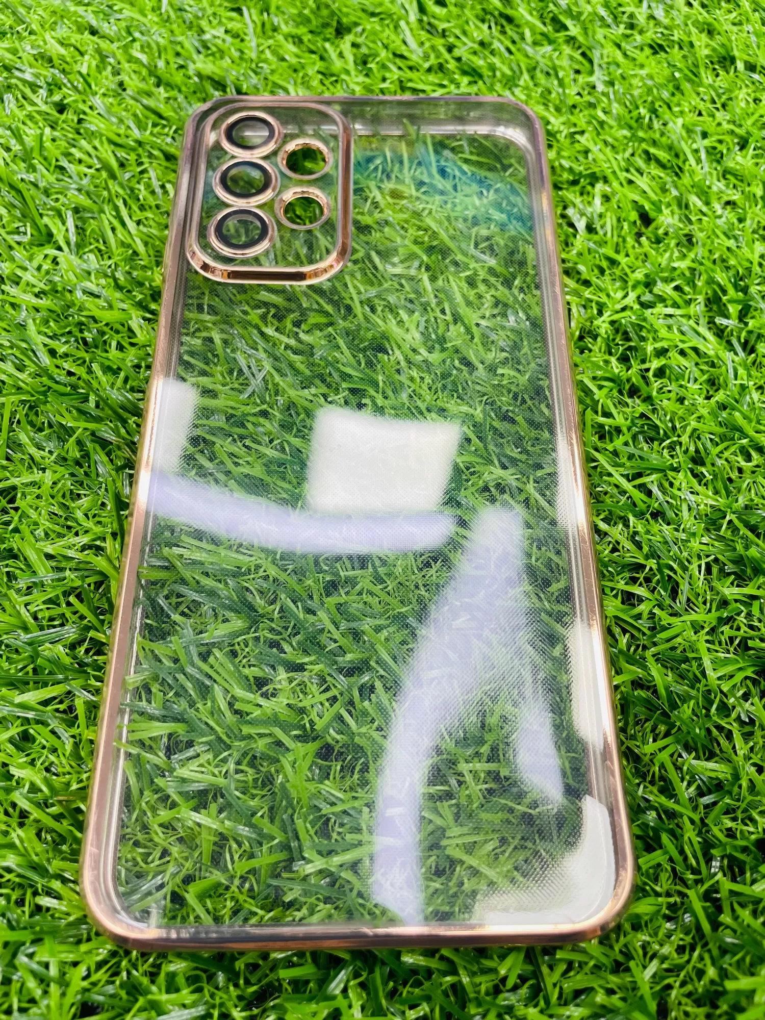 Samsung Galaxy A23 5G Gold Side Line Back Cover