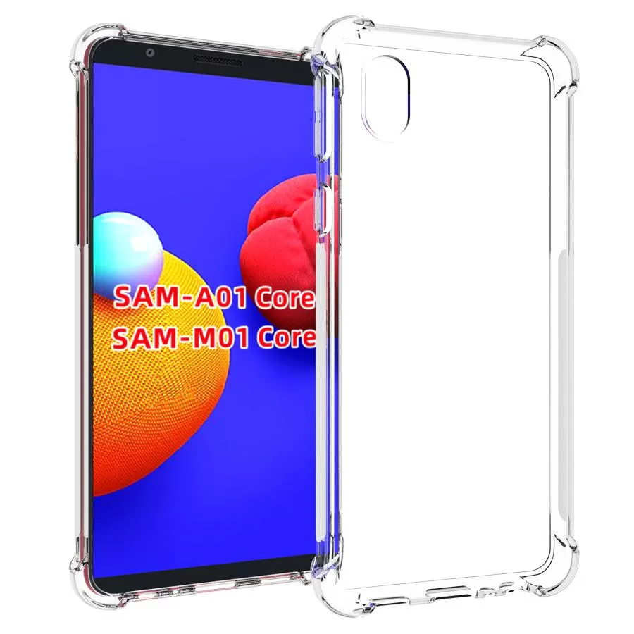 Samsung M01 Core Clear Shock Proof Soft Back Cover
