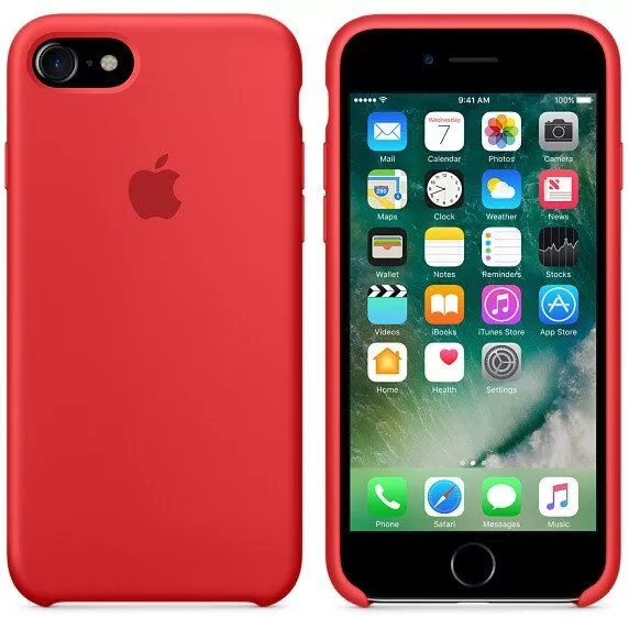 iPhone 7/8 Red Super Luxury Soft Silicone Case