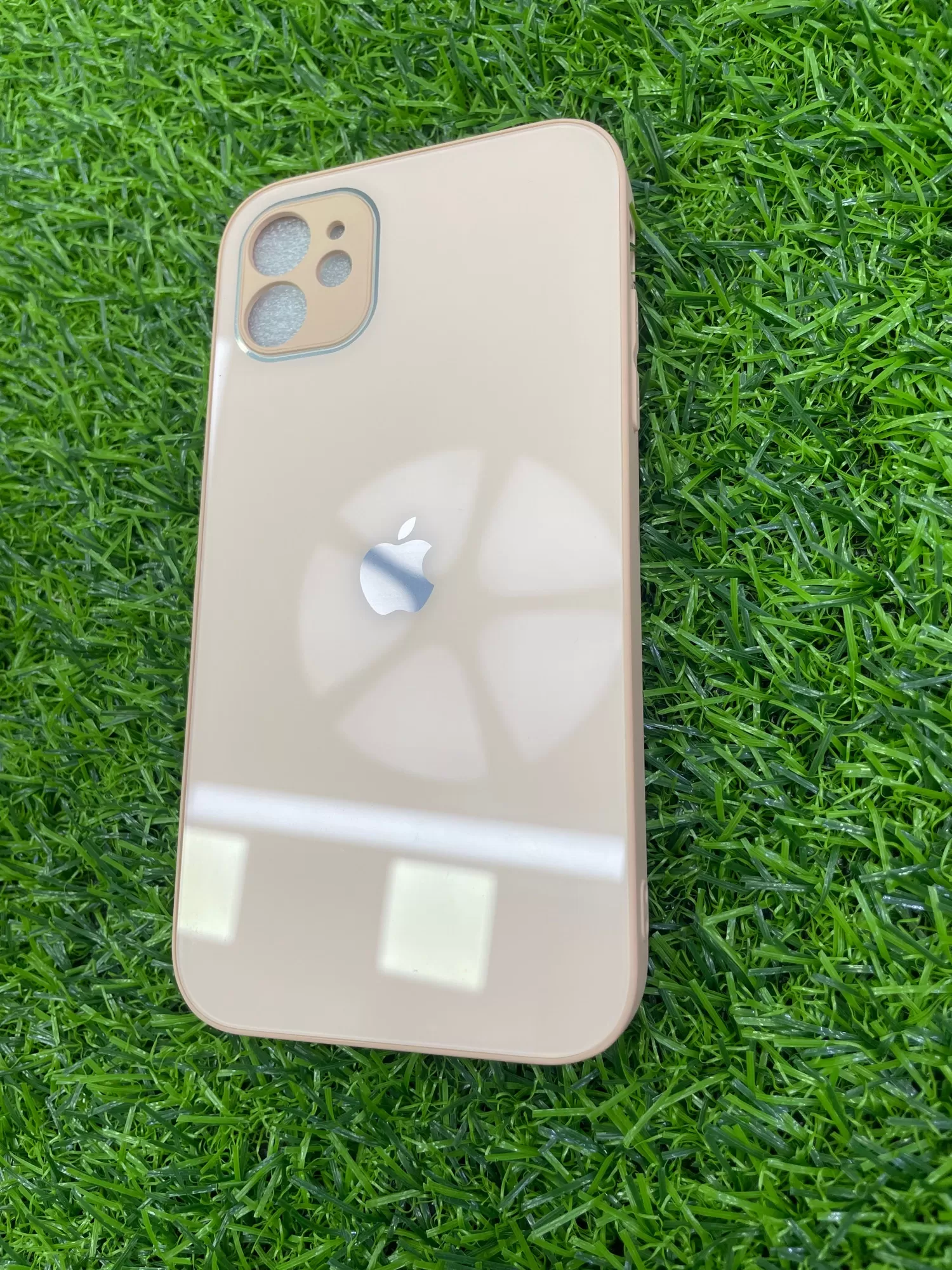 iPhone 11 Rose Gold Glass Back Cover Gorilla Glass