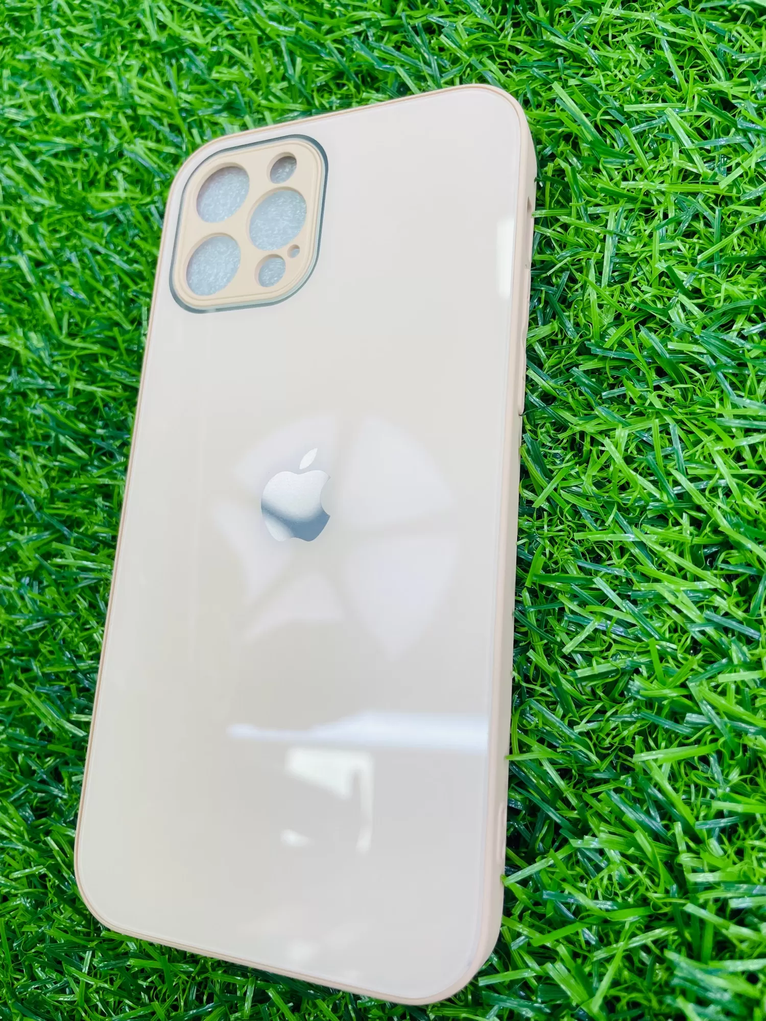 iPhone 12 Pro Rose Gold Glass Back Cover
