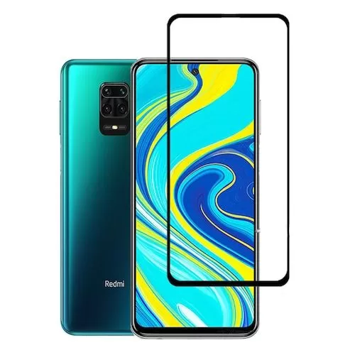 Redmi Note 9 Pro Tempered Glass Black Screen Protector