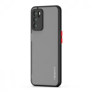 Oppo A16 Jingle Hard Mate Back Cover Black Blue