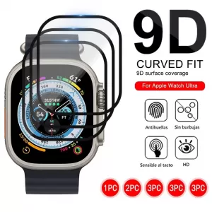 Apple Watch Ultra 49mm Curved Full Cover Tempered Glass