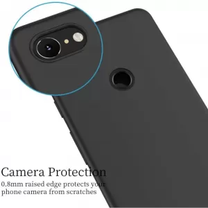 Google Pixel 3 Black High Protection Soft TPU Back Cover