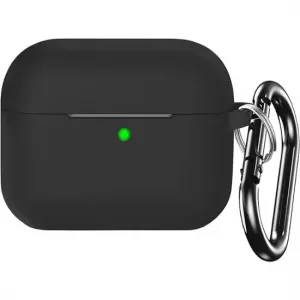 Apple AirPods 3 Black Silicone Case with Hook
