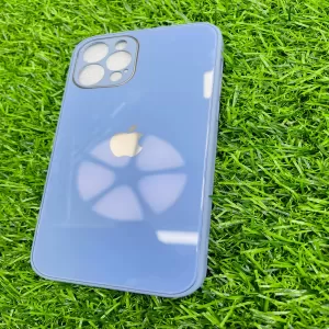 Iphone 12 Pro Max Blue Glass Back Cover