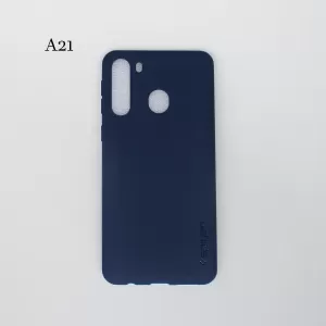 Spigen Galaxy A21 Rubber Soft TPU Back Cover