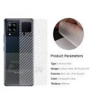 Samsung A12 Carbon Fiber Pattern Back Film