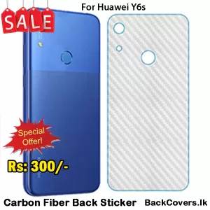 Huawei y6s Carbon Fiber Pattern Back Film