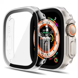 Apple Watch Ultra 49mm Clear 360 Case Tempered Glass