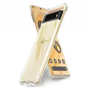 Google Pixel 6 Pro Thick Transparent Soft Back Cover