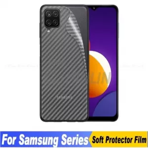 Samsung A42 5G M42 Clear Carbon Fiber Pattern Back Film