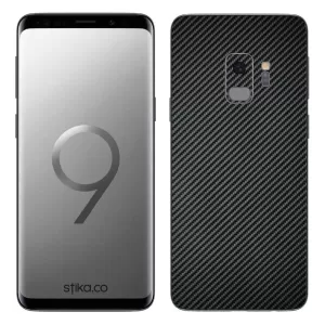 Samsung Galaxy S9 Clear Carbon Fiber Pattern Back Film