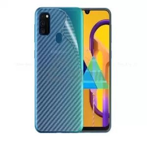 Samsung M31 Clear Carbon Fiber Pattern Back Film