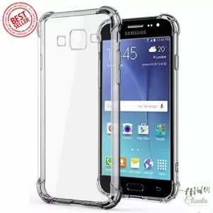 Samsung J5 Shock Proof Thick Transparent Soft Back Cover