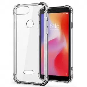 Redmi 6 Shock Proof Thick Transparent Soft Back Cover