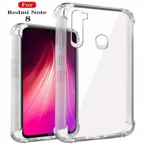 Redmi Note 8 Clear Shock Proof Thick Transparent Soft Cover