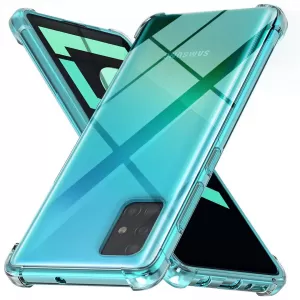 Samsung Galaxy M51 Clear Shock Proof Soft Back Cover