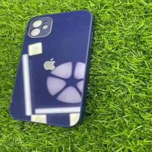 Iphone 11 Dark Blue Glass Back Cover