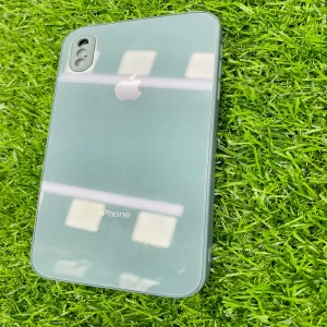 Iphone Xs Max Green Glass Back Cover