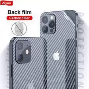 Iphone 12 Pro Carbon Fiber Pattern Back Film