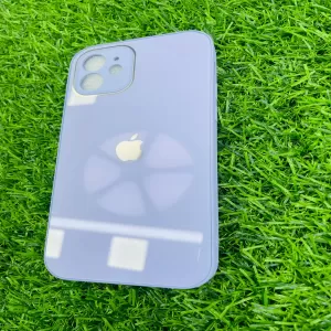Iphone 12 Light Blue Glass Back Cover