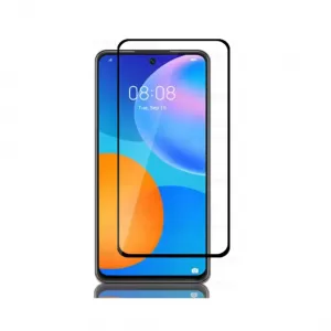 Huawei Y7a Tempered Glass Black Quality Screen Protector