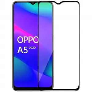 Oppo A5 2020 Black Quality Tempered Glass Protector