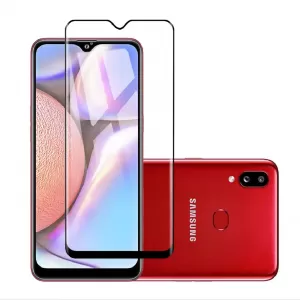 Samsung Galaxy A10 S Tempered Glass Black 21D Quality