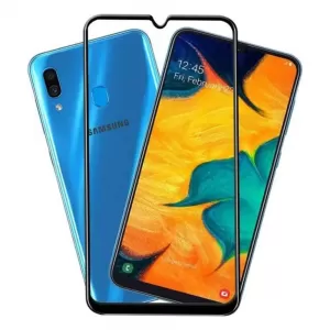 Samsung Galaxy A30 Tempered Glass Black 21D