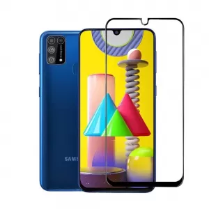 Samsung Galaxy M31 Tempered Glass Black Screen Protector