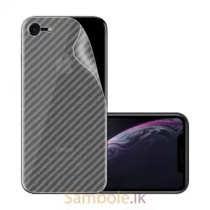 iPhone 7 White Carbon Fiber Pattern Back Film