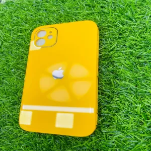 Apple iPhone 11 Glass Back Cover with Shockproof Frame