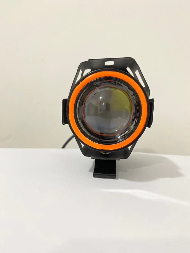 Generic U7 Mini Red Ring Fog Light for Vehicles - image 4