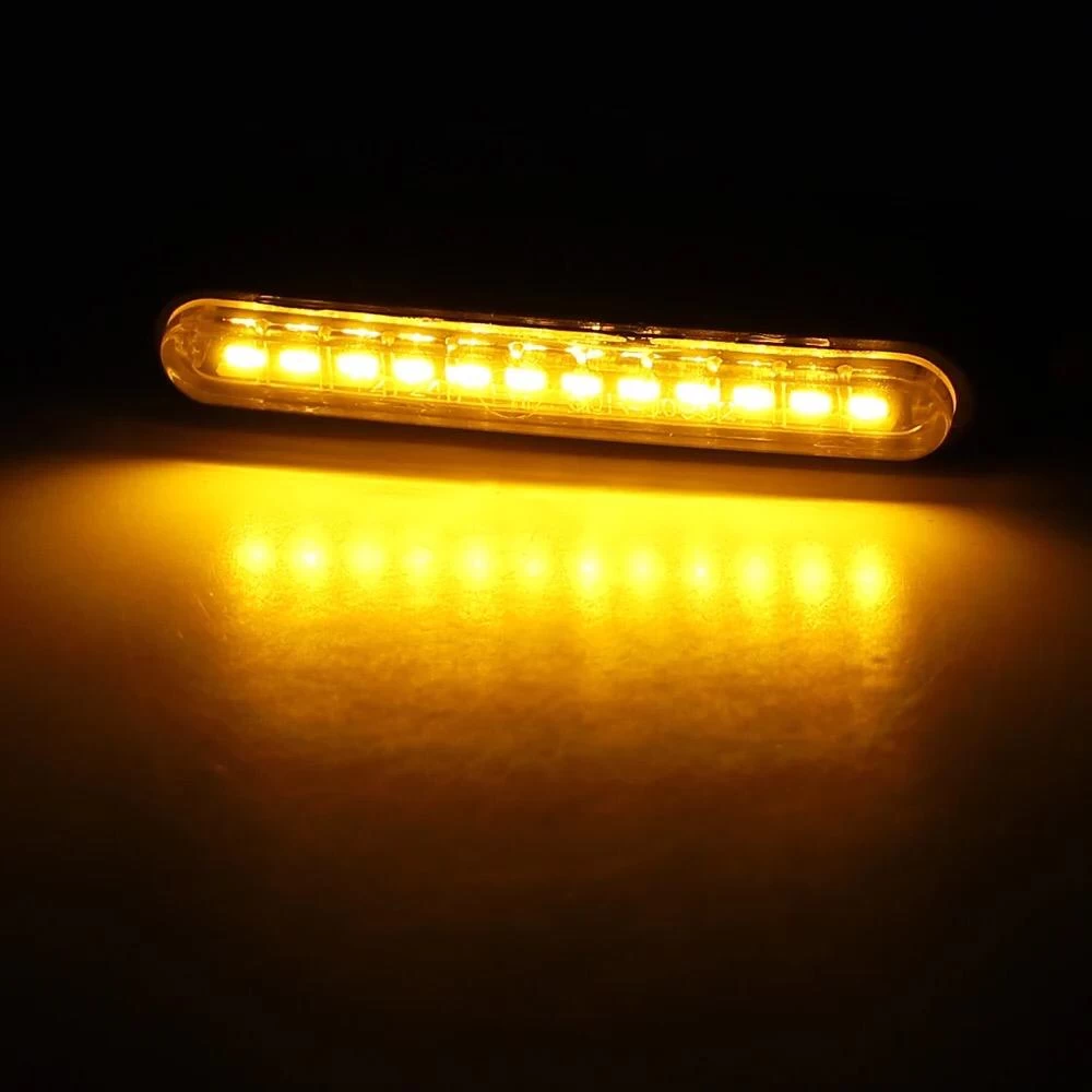 Generic 2 pcs LED Motorcycle Turn Running Signals - image 5