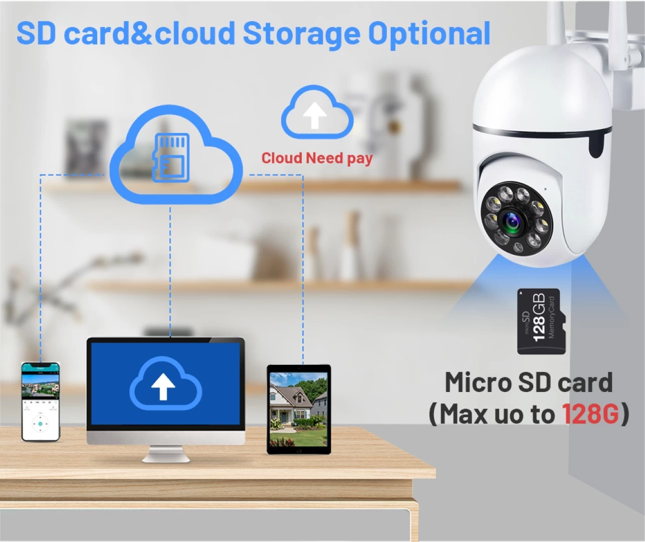 Generic 2MP WiFi 5G Dual Band AI Sensor Two Way Camera - image 11
