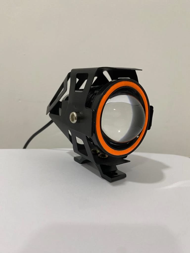 Generic U7 Mini Red Ring Fog Light for Motorcycle Car Van - image 5