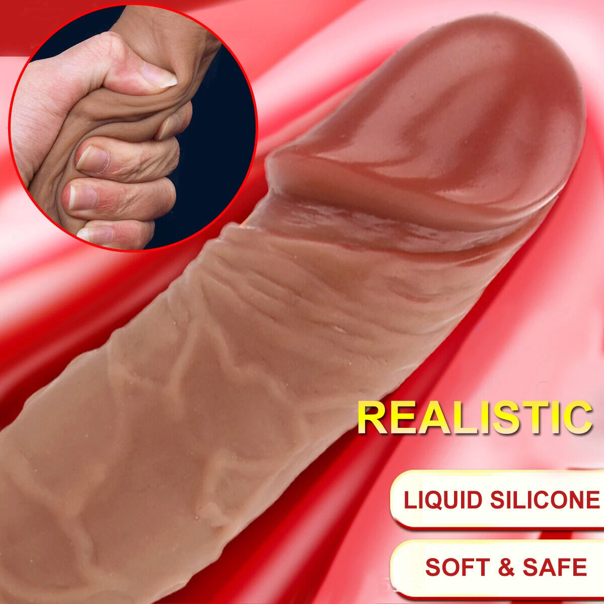 Generic 9 Inch Realistic Silicone Penis Dildo Sex Toy - image 2