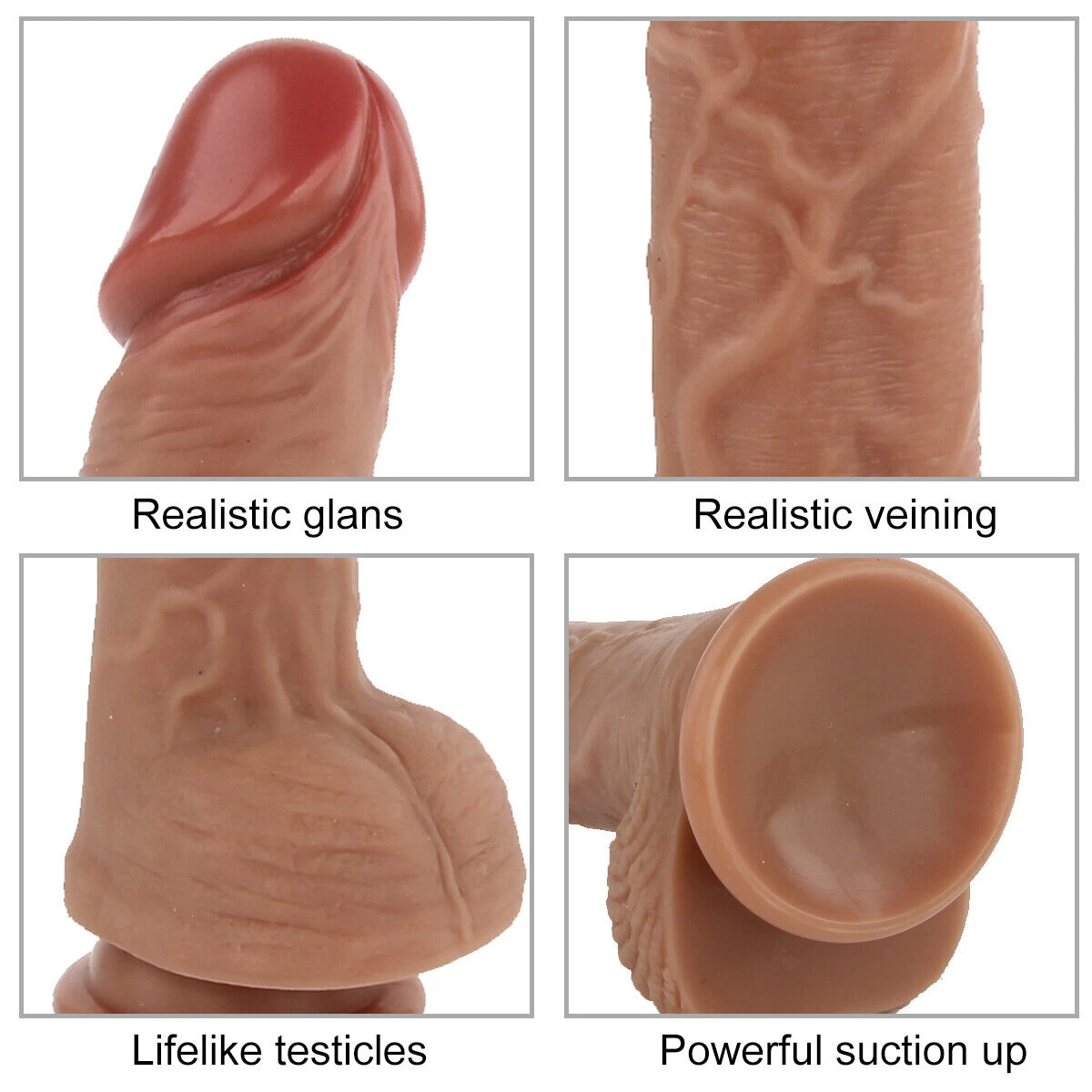 Generic 9 Inch Realistic Silicone Penis Dildo Sex Toy - image 6