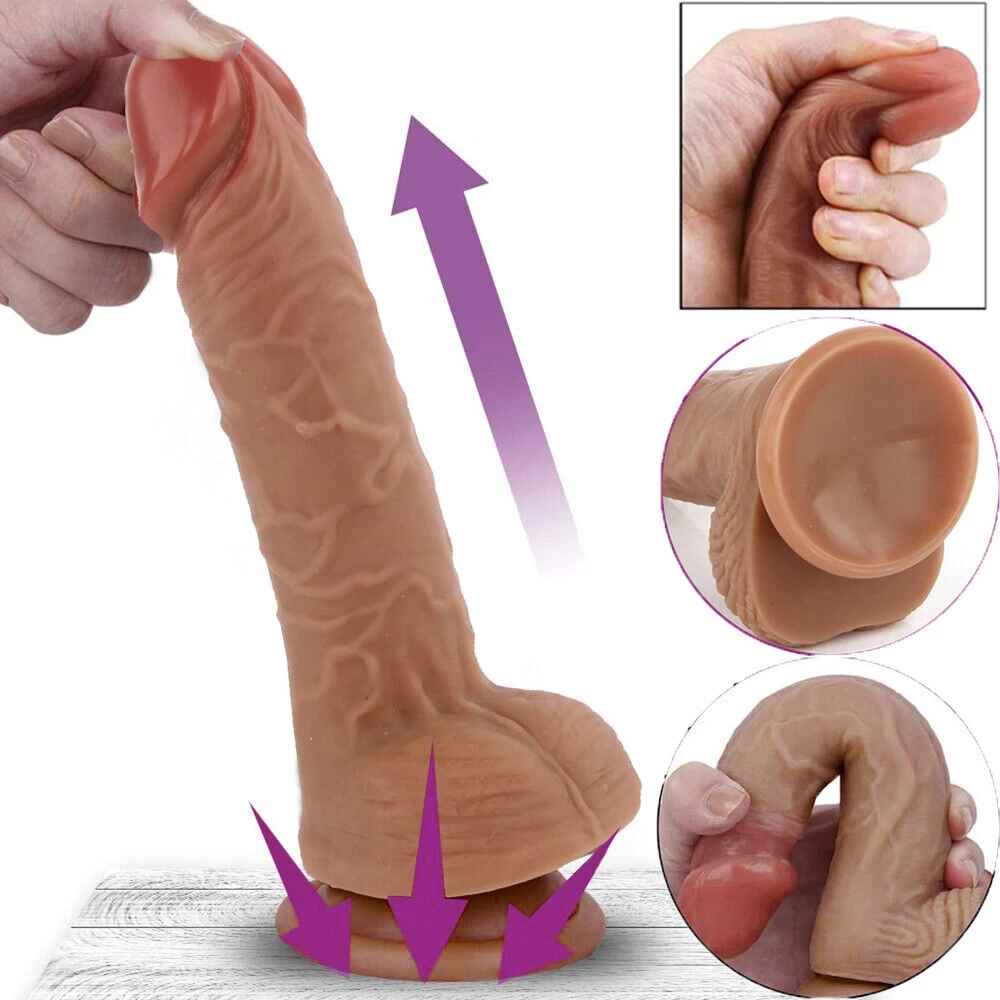 Generic 9 Inch Realistic Silicone Penis Dildo Sex Toy - image 1
