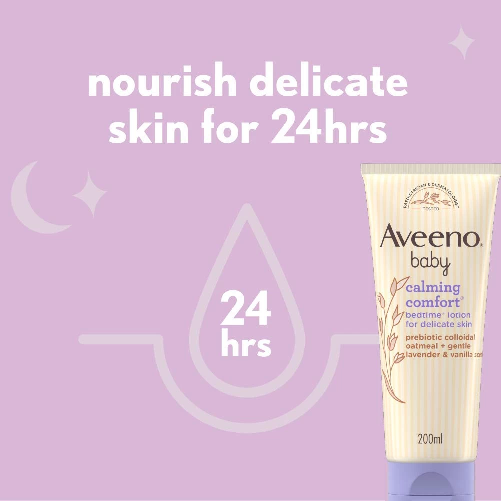 Aveeno Baby Calming Comfort Bedtime Lotion 150ml - image 2