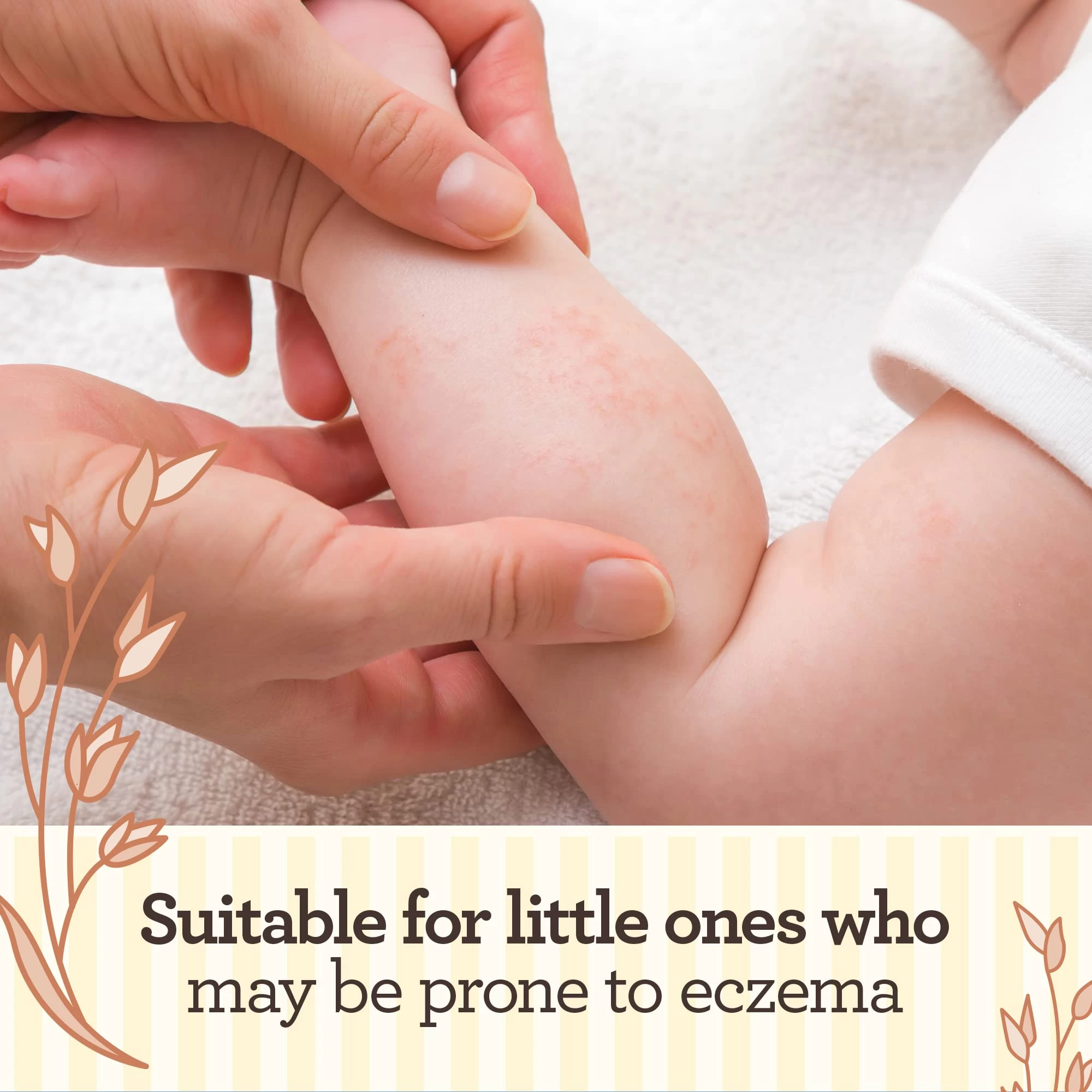 AVEENO Baby Soothing Relief Emollient CREAM 150ml Eczema - image 3