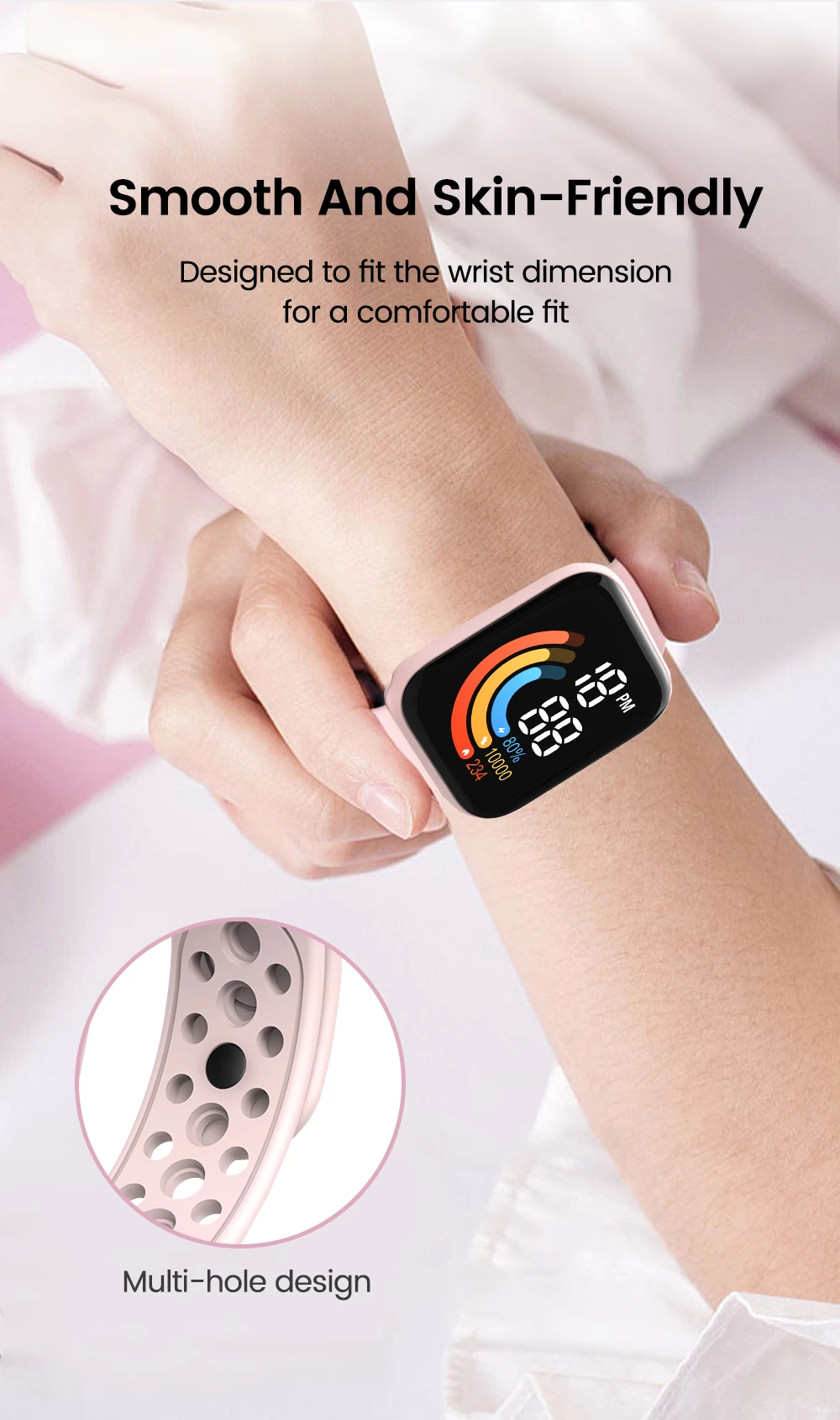 Color Screen Smart Watch Sport Bracelet Sports Watch - image 2