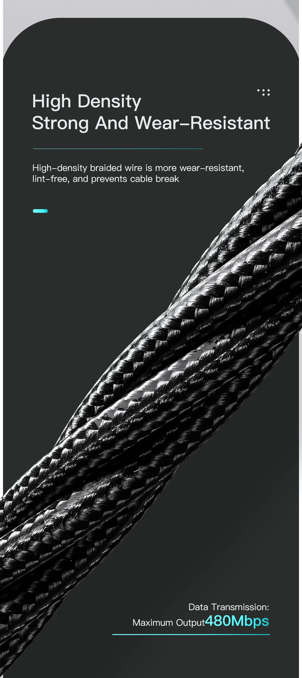 Essager 2M Fast Charging USB Cable for iPhone - image 4