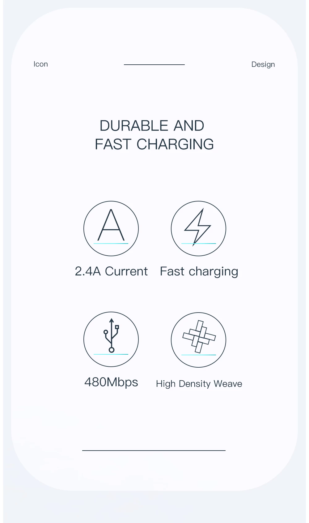 Essager 2M Fast Charging USB Cable for iPhone - image 8